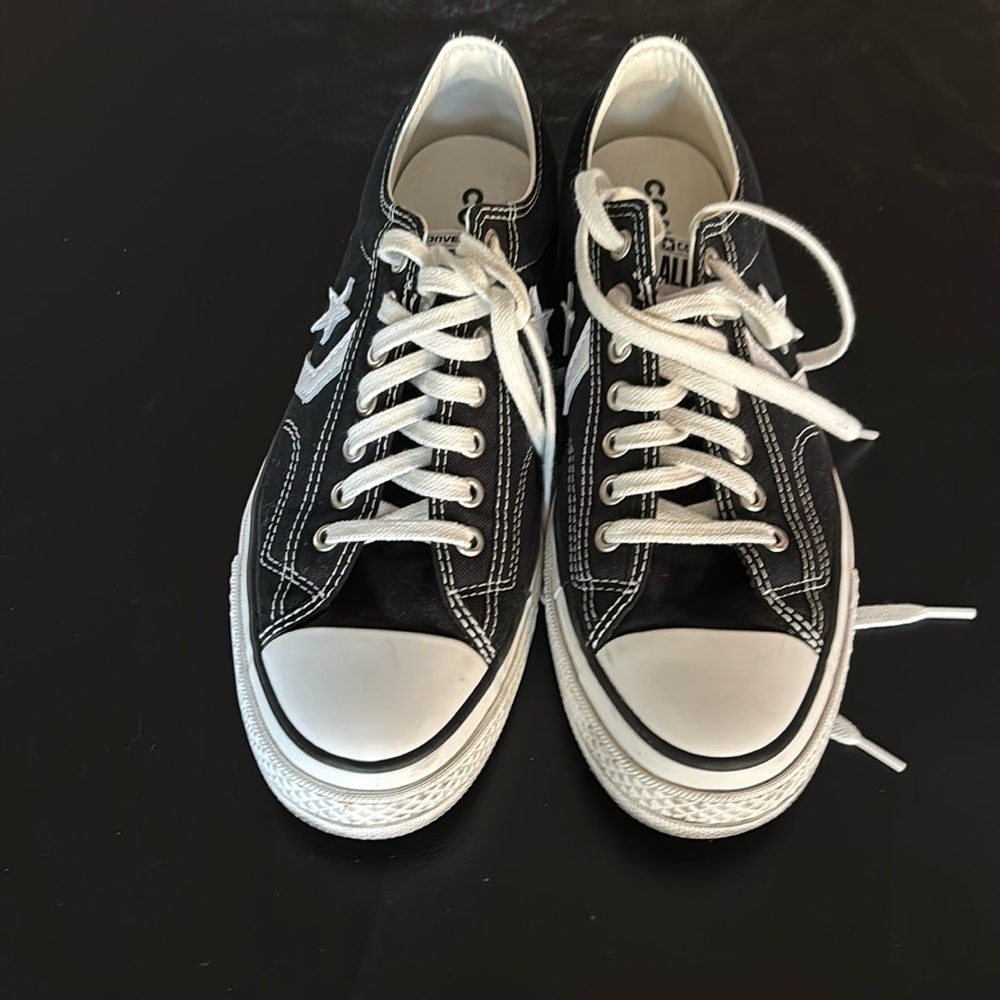 Converse Star Player 76 Sneaker - Black / Vintage White Mens size 7